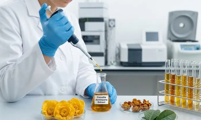 Tác dụng của trà hoa vàng Camellia dormoyana thanh nhiệt giải độc mùa hè