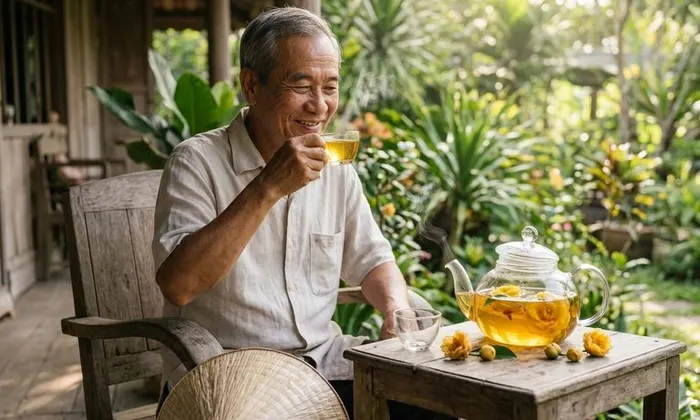 Công dụng của trà hoa vàng sấy lạnh tại Bến Tre