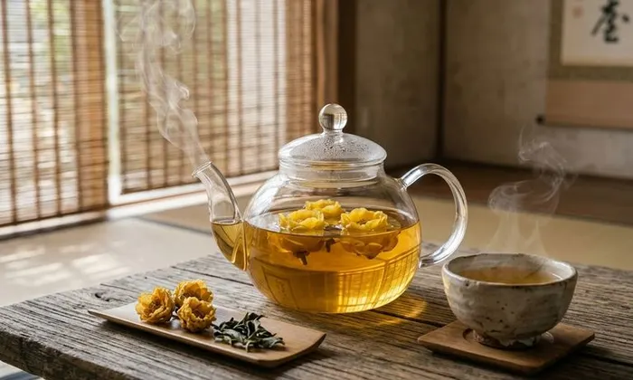 Tác dụng của hoa trà vàng sấy thăng hoa tại Huế