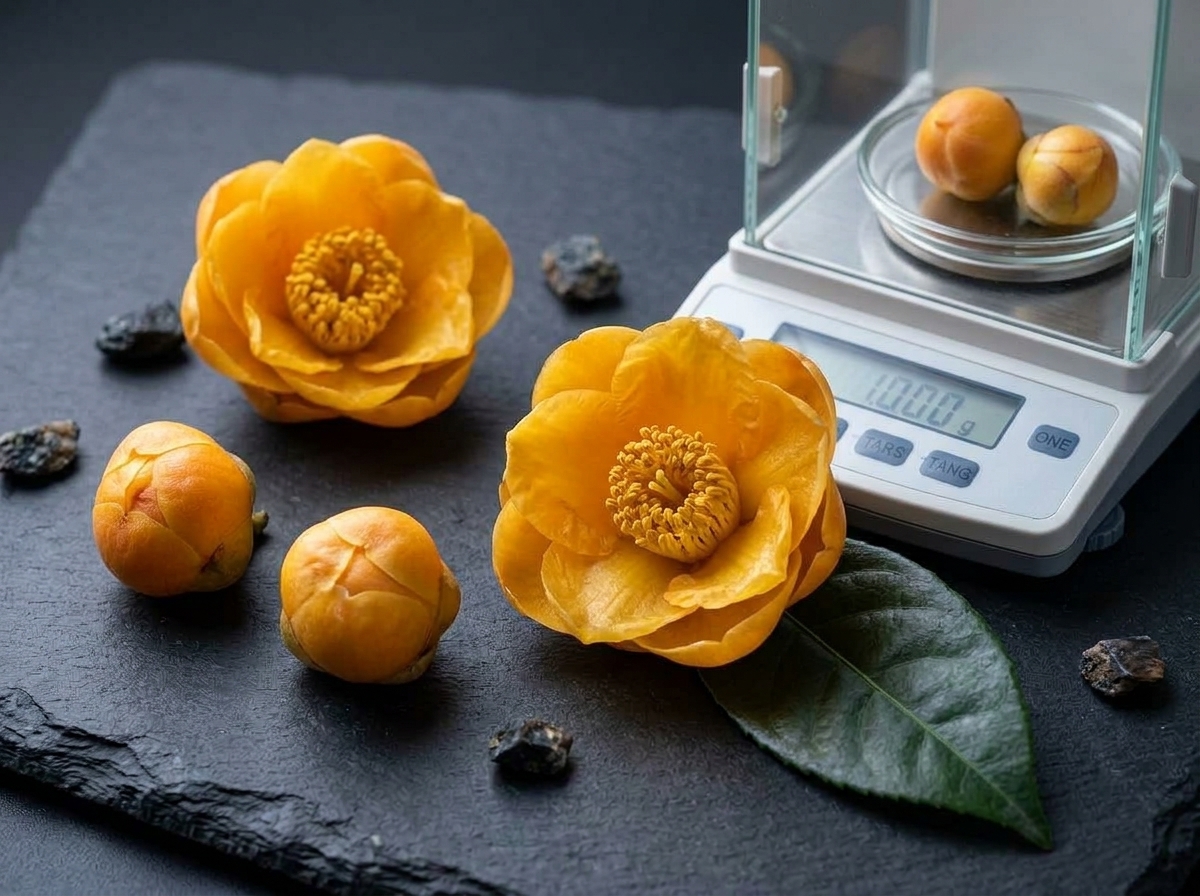 Tác dụng của búp trà hoa vàng làm quà mừng thọ ông bà - Selen, Kẽm và các nguyên tố vi lượng quý hiếm ẩn chứa trong từng nụ trà