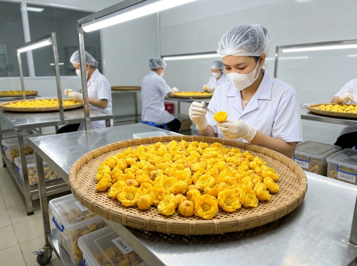 Tác dụng của lá trà hoa vàng tại Hà Giang - Tiêu chuẩn phân loại nụ hoa trà Trịnh Anh loại I tuyển chọn khắt khe