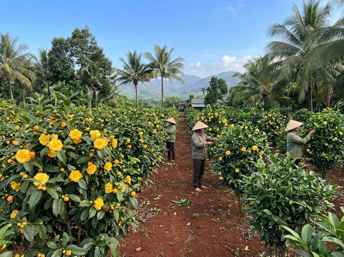 Công dụng của trà hoa vàng sấy lạnh tại Bến Tre - Đóng góp của vùng nguyên liệu trà hoa vàng trong phát triển nông nghiệp xanh Lâm Đồng
